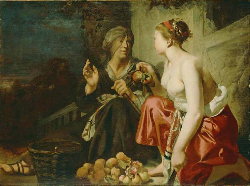 Vertumnus and Pomona, Caesar van Everdingen